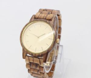 Quality Zebra His And Hers Wooden Watches For Couple Can Customized Logo wholesale