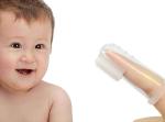 Food Silicone Baby Products Toothbrush Silk - Screen Printing Logo With Case Set
