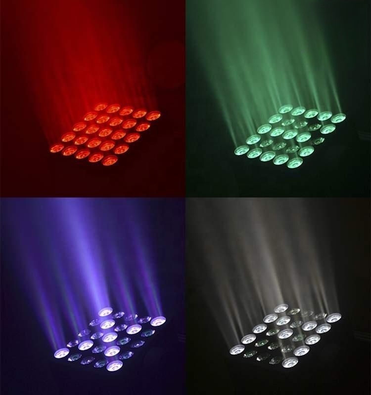 50000 Hours Working Time RGBW Matrix Moving Head Wash Lights with Pattern Beam Effect