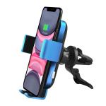 Infrared Sensing Aluminum Alloy 10W Qi Car Phone Charger