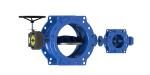 Dovetail Rubber Seal Double Eccentric Butterfly Valve EN593 Arc Shape