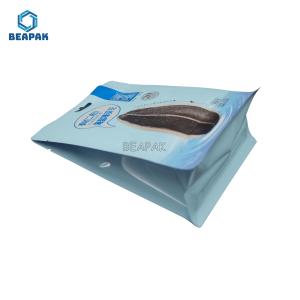 Quality Recyclable Printed Laminated 200 Micron Flat Bottom Pouches wholesale