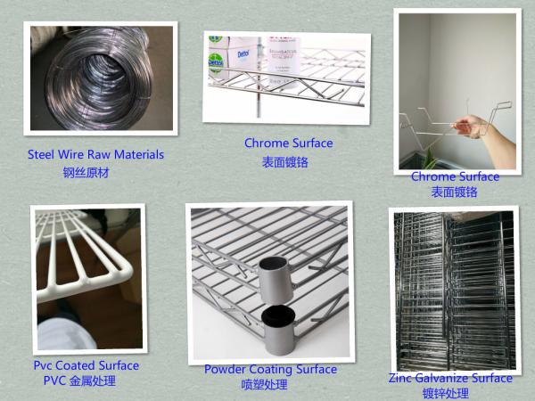 Zinc Chrome Commercial Refrigeration Equipment Dip Plastic Wire Products Fence