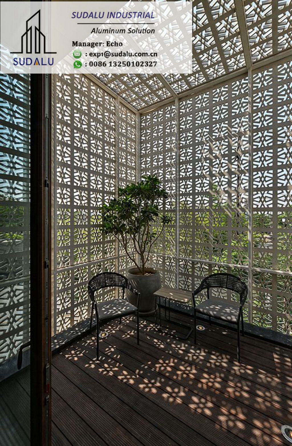 Artistic Decoration Aluminum Perforated Gallery Screen Panel