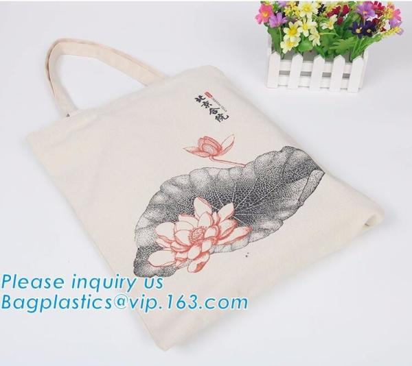 Promotional eco friendly natural handled organic cotton bag,cotton shopping bag