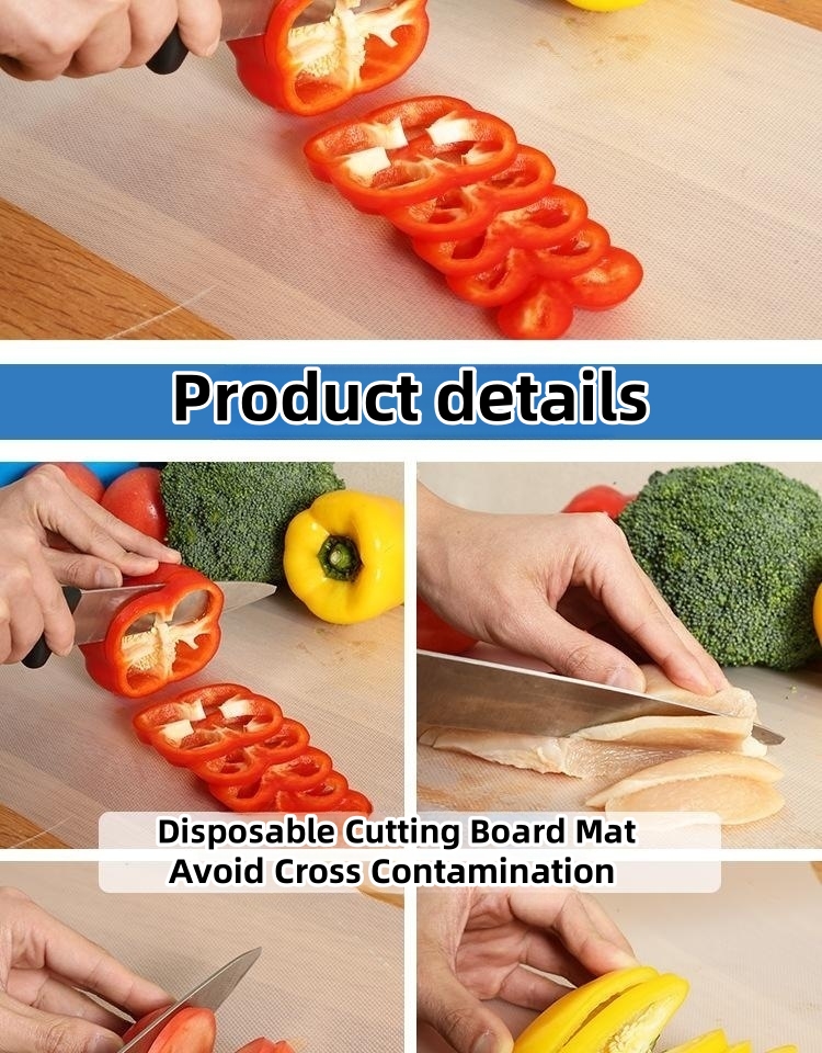 24cm*300cm PEVA Disposable Cutting Board Chopping Blocks Mats for Kitchen in XINHUI