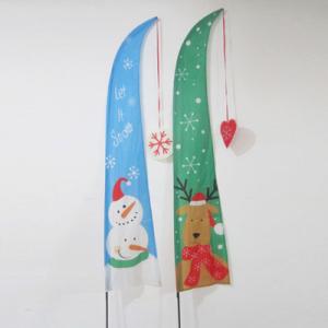 Quality Wind Flag Snowman and Reindeer wholesale