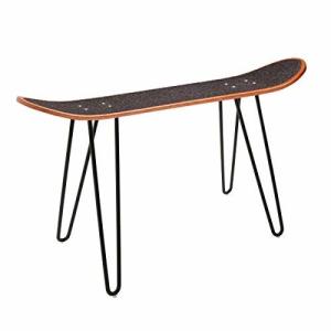 Quality 17 Inch Set of 2 Skateboard Hairpin Legs Solid Iron Table Legs for Modern Simple Style wholesale