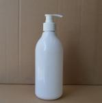 PET 500 ml empty shampoo bottle in white color