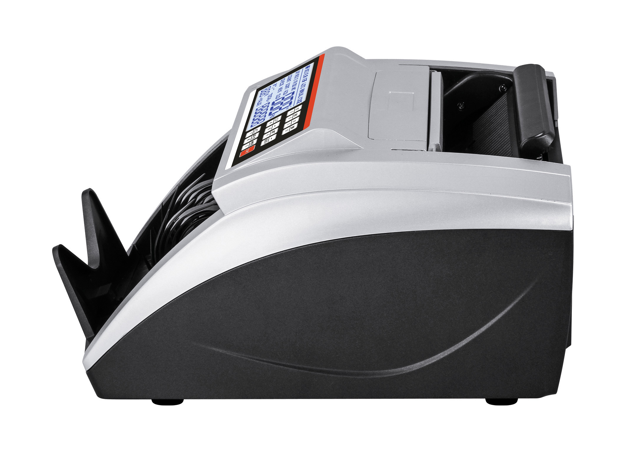 EURO COUNTER DETECTOR Back Feeding Money Counter Professional Money Counting machine with MG IR UV LCD SCREEN