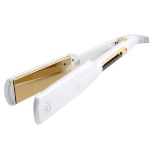 Quality BM137 white professional salon titanium plate constant temperature hair straightener wholesale