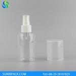 100ml spray plastic bottles, 100ml clear PET bottles w/sprayer