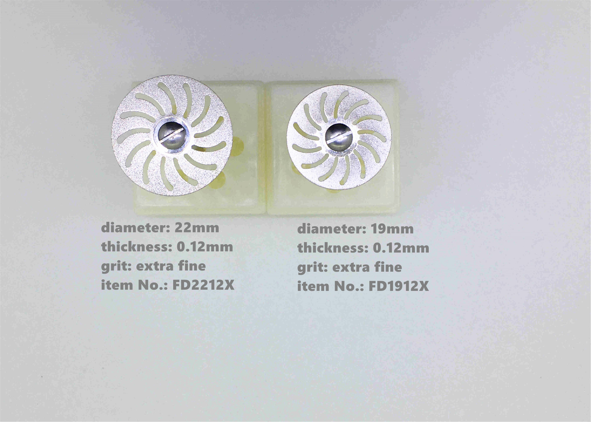 0.12mm Electroplated Flexible Diamond Discs Whirlwind Super Thin For Porcelain
