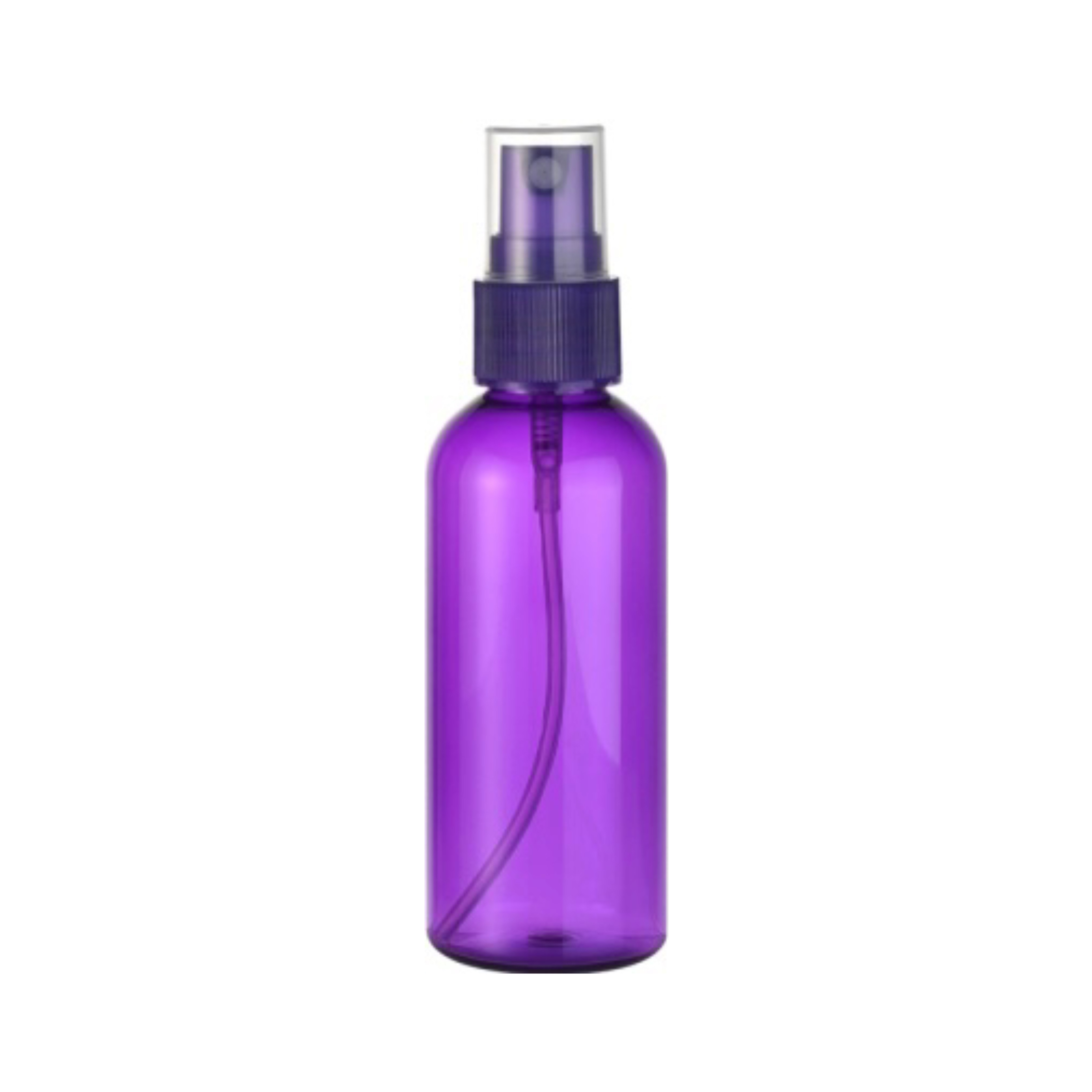 Fast Delivery 100ml Grey PET Plastic Bottle with Pump Sprayer and Refillable Design