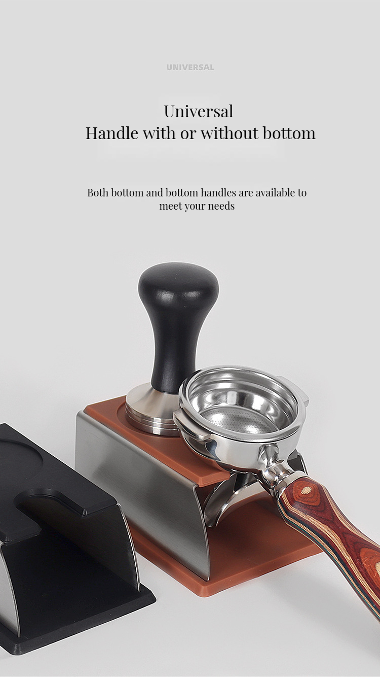Solid Wood and Stainless Steel The Perfect Combination for Black Coffee Maker Tray