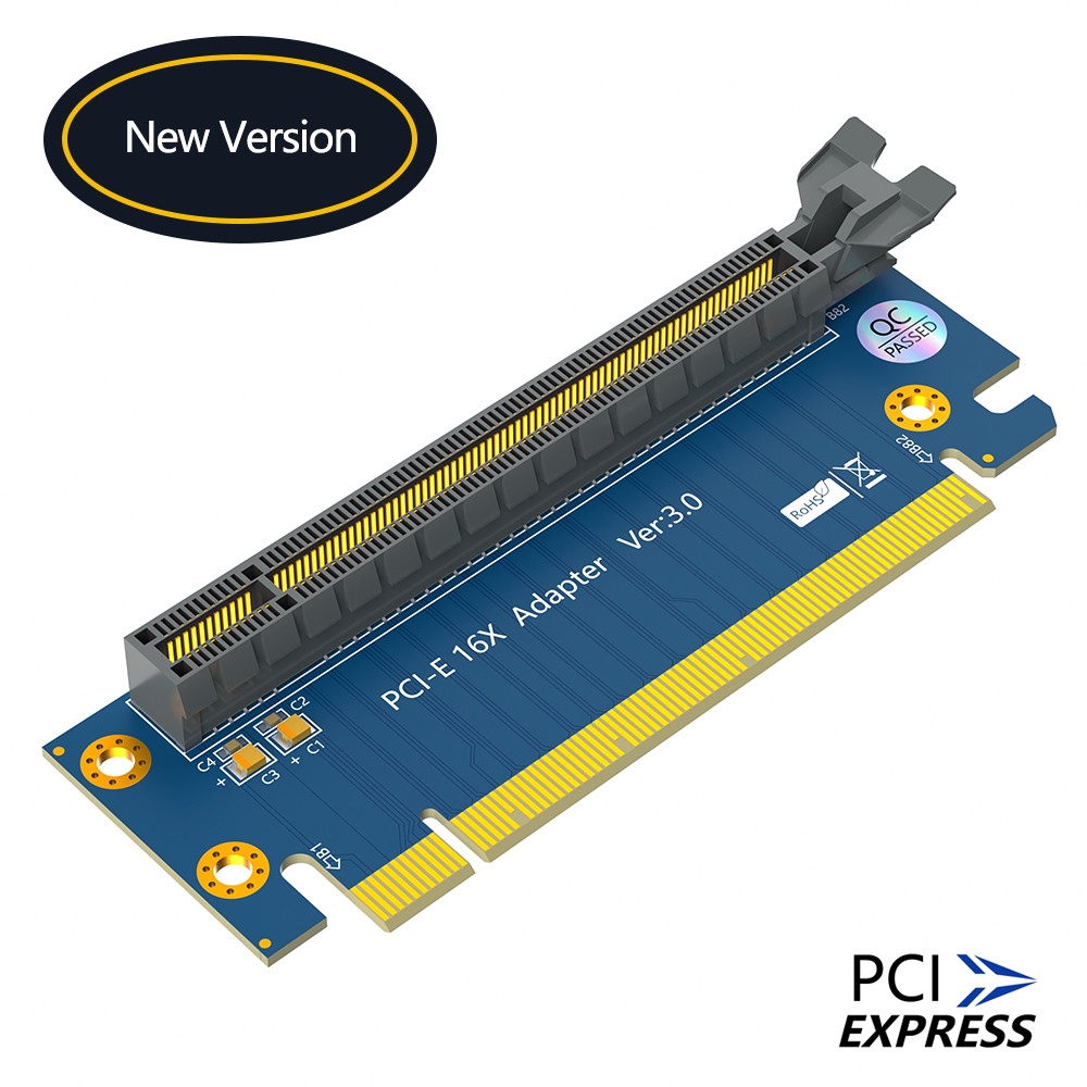 PCI-Express 3.0 16x Riser Card, PCI Express 3.0 16X 90 Degree High Speed Riser Card For 2U server PCI-E16X TO PCI-E16X