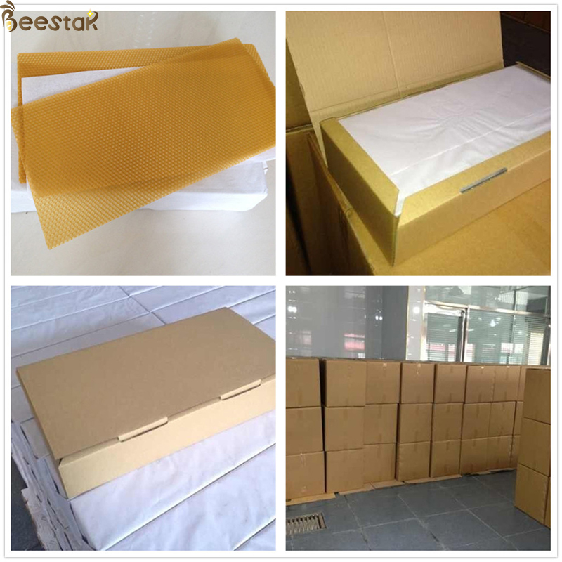 100% Pure Natural Beeswax Honeycomb Frame 70-110g
