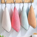 KILINE Wholesale Dishcloth Kitchen Rag Non-stick Oil Thickened Table Brushing