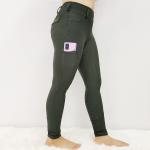Polyester High Waisted Full Seat Riding Breeches Quick Dry Women Equestrian