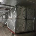 Fire Fighting Security Galvanised Rainwater Tank , Steady Outdoor / Indoor Water
