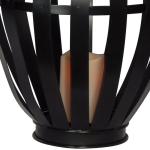 OEM Classical 388mm Hurricane Table Lamps / Black Iron Table Lamps