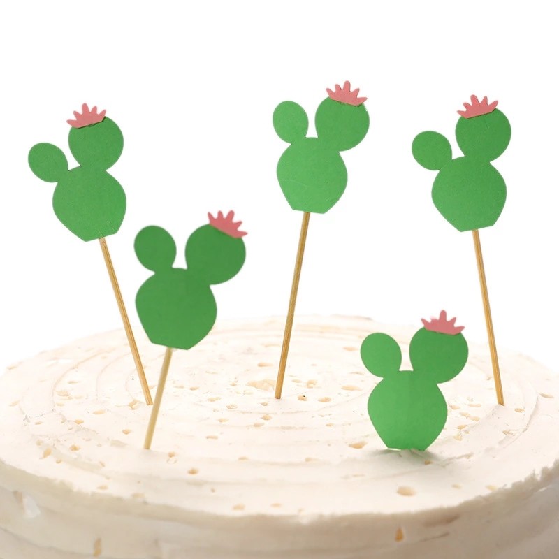 Cake Insert Decoration Paper Cupcake Topper For Wedding Happy Birthday