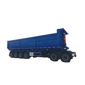 Quality Tipper Semi Trailer 13 ton 4 Axle Mechanical suspension Dump Semi Trailer wholesale