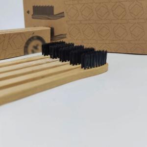 Quality Custom Natural Ecological Bamboo Charcoal Soft Toothbrush Family Wooden Toothbrush wholesale