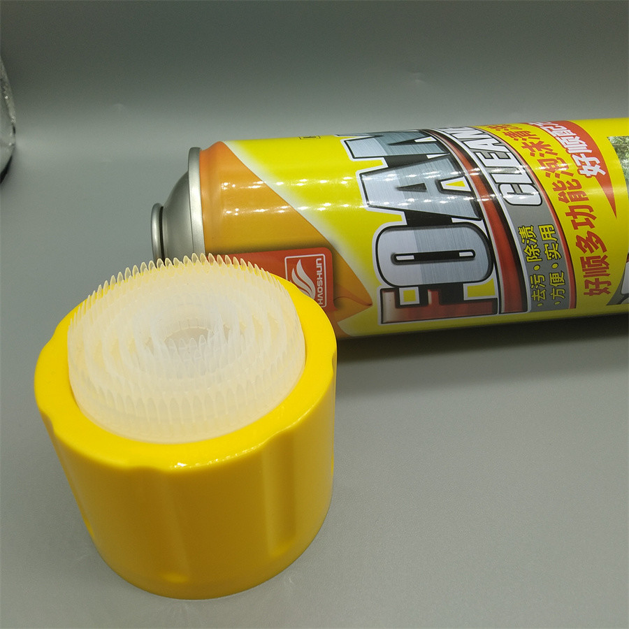 Versatile Foam Cleaner Valve And Cap For Large Area Cleaning Industrial And Household