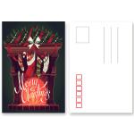 Birthday Card 3D Lenticular Postcard Plastic Material / 3d Animal Pictures