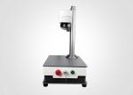 Tabletop Mini Small Fiber Laser Marking Machine 20W 25W For Metal / Non Metal