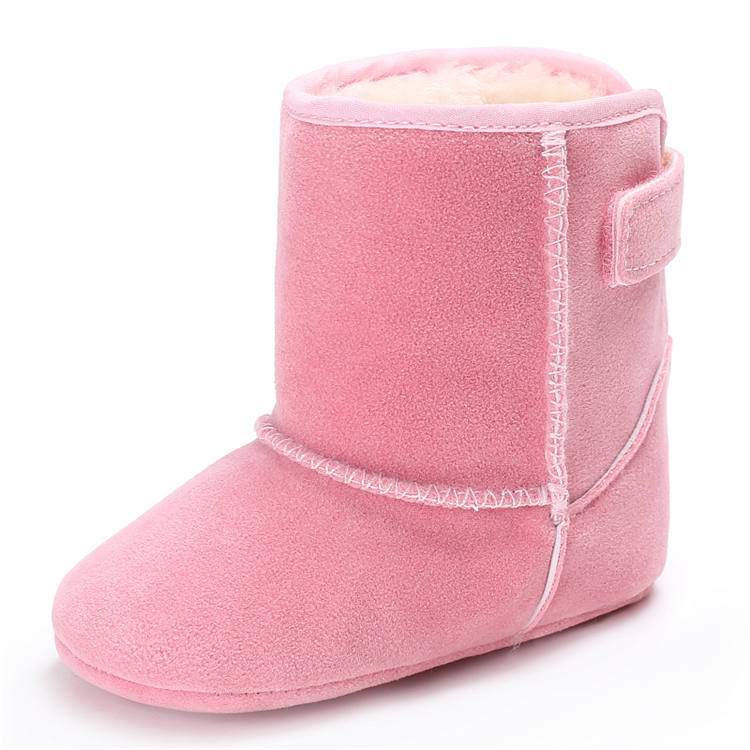 China Factory Cotton plush Keep warm 0-2 years boy and girl Walking baby boots