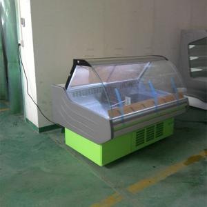 Quality LED Lighting 5ft Curved Glass Deli Case For Display wholesale