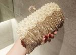 Girl's dinner clutch shiny diamond combo lightweight style evening bag