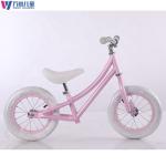 Aluminum Plastic 2 Wheel Bicycle With No Pedals 12 Inch