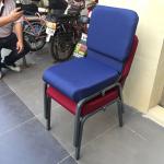 Hot Sale High Quality Interlock Desgin metal Stacking Church Chair