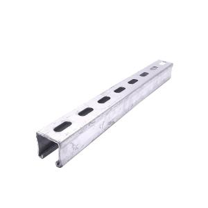 Quality Excellent 20mm Curl Width C Shaped Steel For Cable Tray Steel Slotted Channel wholesale