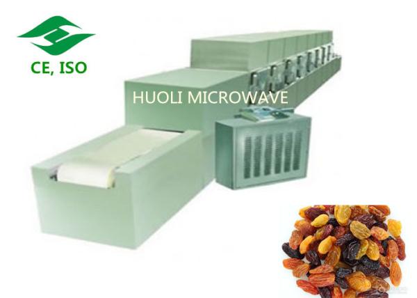 Microwave Drying Equipment Industrial Sterilizer Device For Dats / Nuts / Green