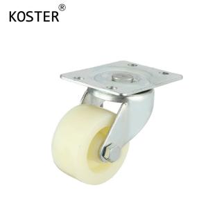 Quality 1.5inch to 3inch Furniture Plate Swivel Fat Nylon Caster Load 30kg/40kg/50kg/60kg wholesale