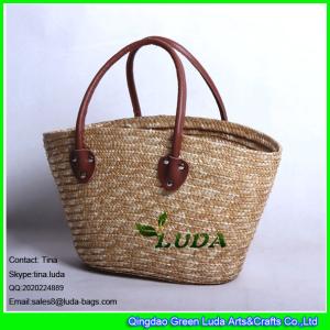 Quality LUDA summer holiday wheat straw beach tote bag 2016 wholesale