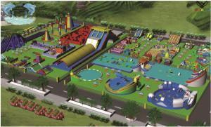Quality Custom Color Outdoor Recreation Inflatable Water Park For Adults wholesale