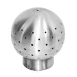 Durable Sanitary SS Rotating Cip Spray Ball Male / Female Thread Fixed