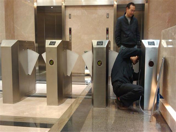 Wire Drawing Optical Barrier Turnstiles