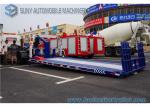 FAW 115 Hp Engine Wrecker Tow Truck , Flatbed Wrecker Full Landing 5000 KG