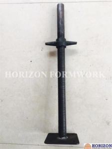 Quality Hi - Tensile Steel Adjustable Screw Jack / Base Jack Pipe 38x4mm Hot Dip Galvanized wholesale