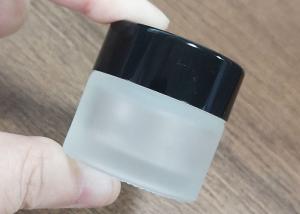 Quality Eye Cream Empty 5g Glass Cosmetic Packaging Matt With Lids wholesale