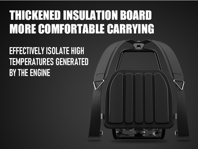 Multi Function Gasoline Brush Cutter 0.75KW 4 Stroke Backpack Grass Cutter