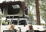 4x4 Automatic Car Rack Tent , Hard Shell Car Roof Top Tent For Small Car
