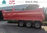 40T HOWO Dump Tipper Trailer For Construction Materials Transportation