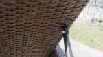 Contemporary Resin Wicker Sunlounger , Folding Beach Lounge Chair